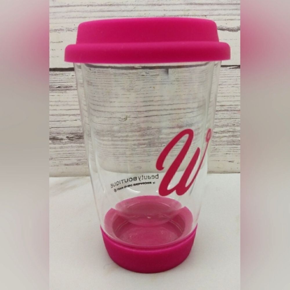 Free Barbie Neon Pink Coffee Tea Travel Mug New! - Picture 4 of 11